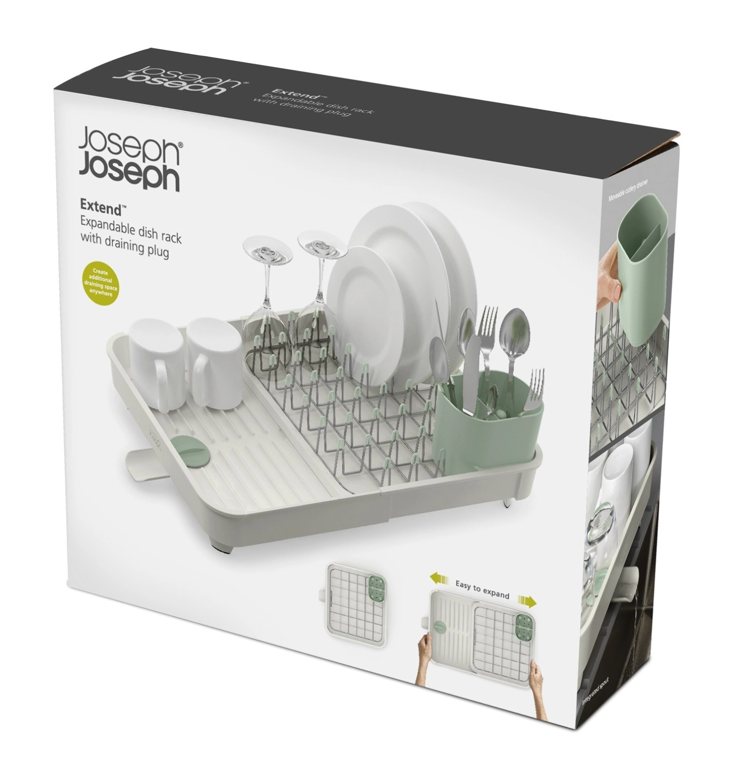 Égouttoir extensible - light stone sage