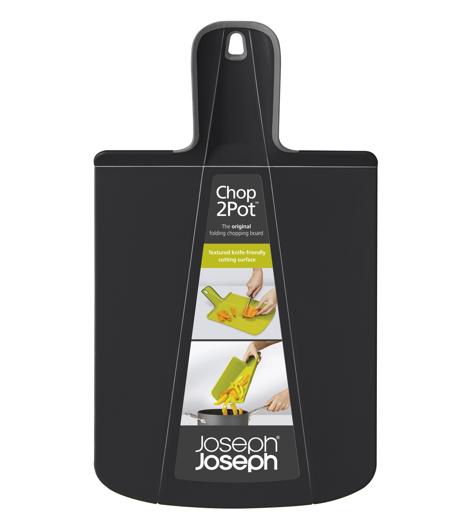 Joseph nsbl016sw chop2pot planche à découper pliable noir