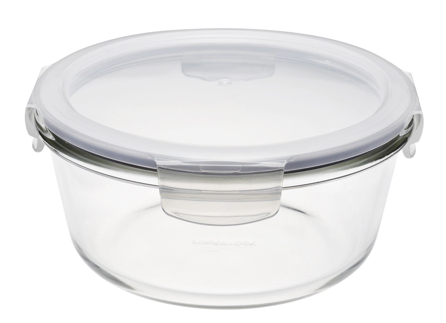 Récipient en verre pour four avec couvercle rond