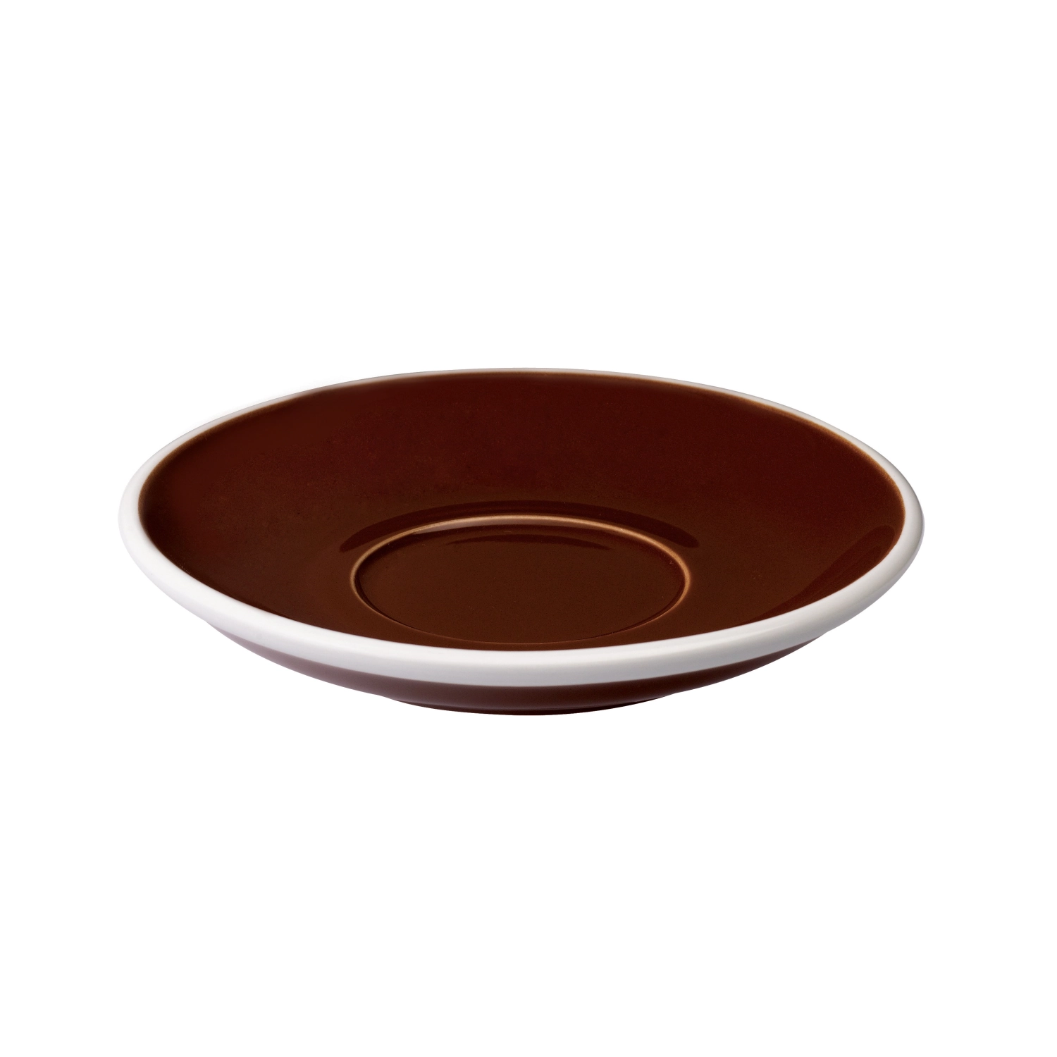 15.5cm soucoupe marron brown, egg