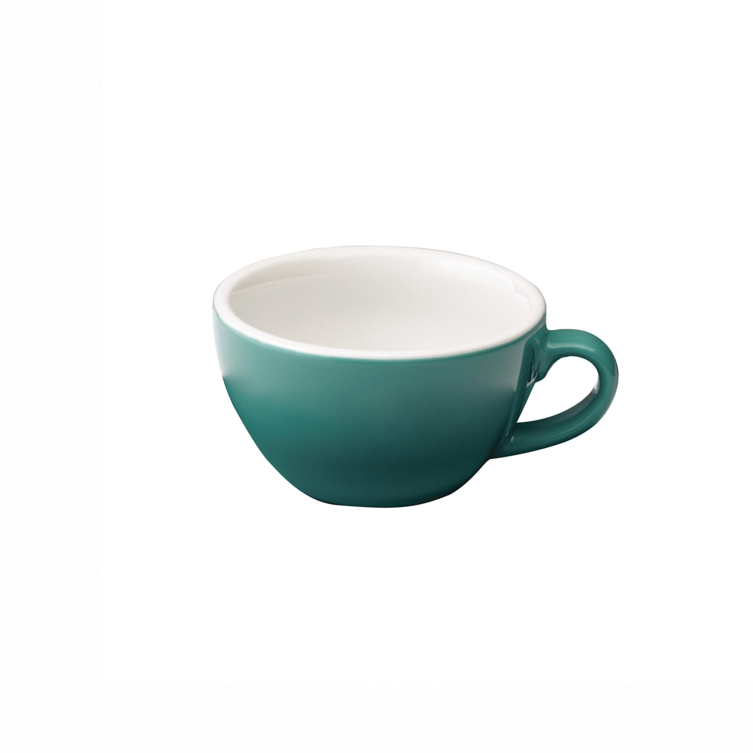 150ml tasse à café bleu vert teal, egg