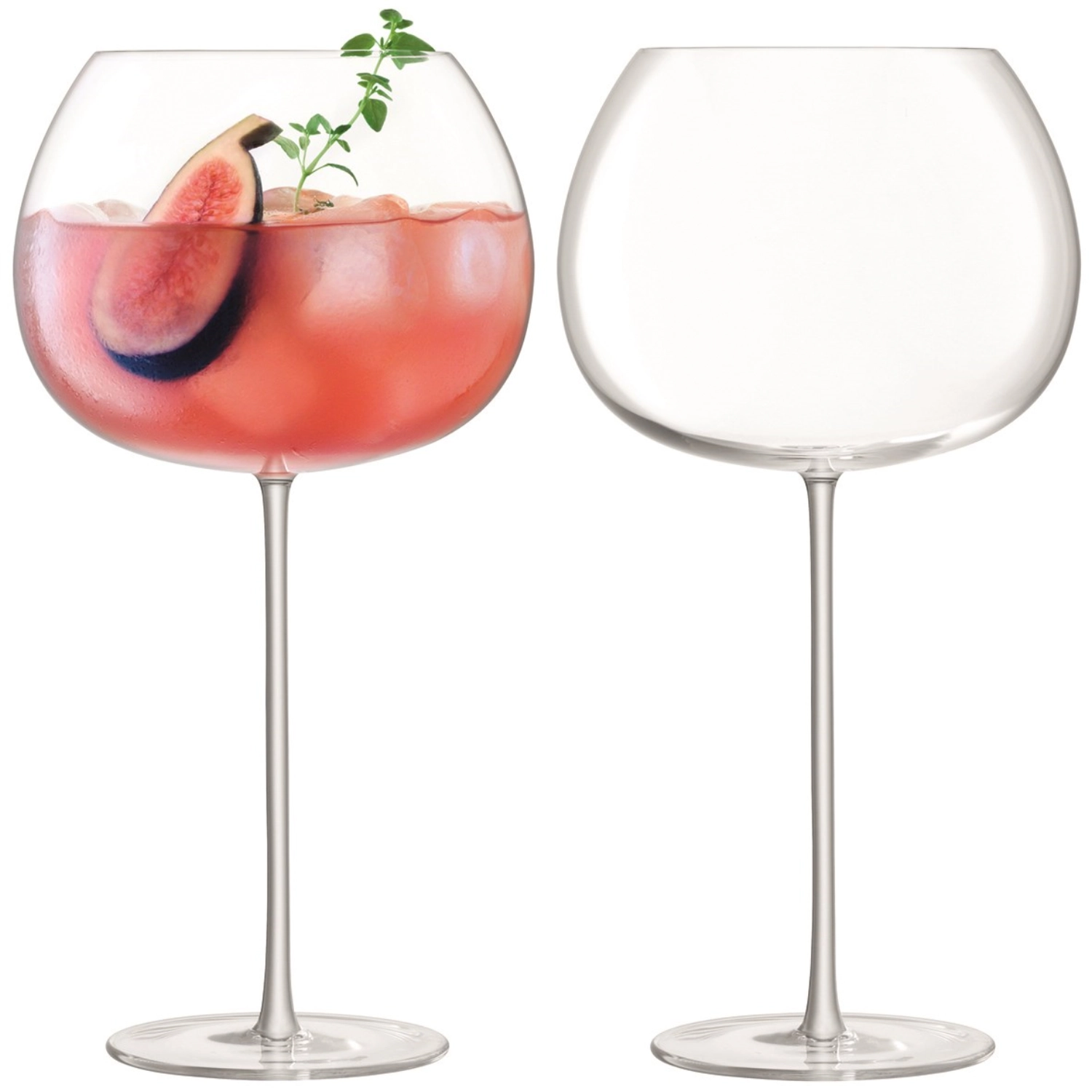 Set de 2 verres à ballon bar culture 940ml clair