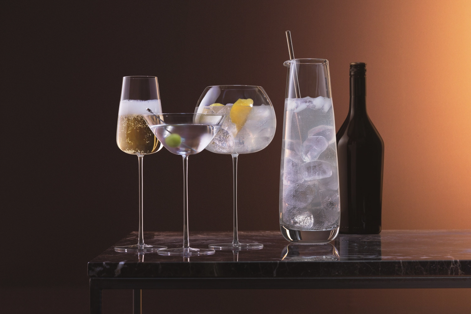 Bar culture broc & agitateur 1.25l transparent