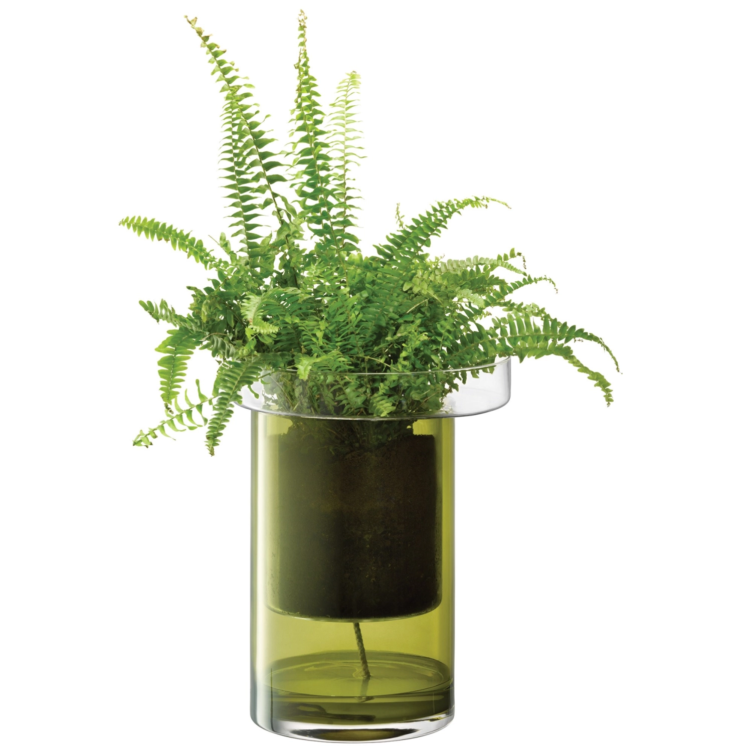 Pot à plantes balcony auto-irrigant h35 ø26 cm