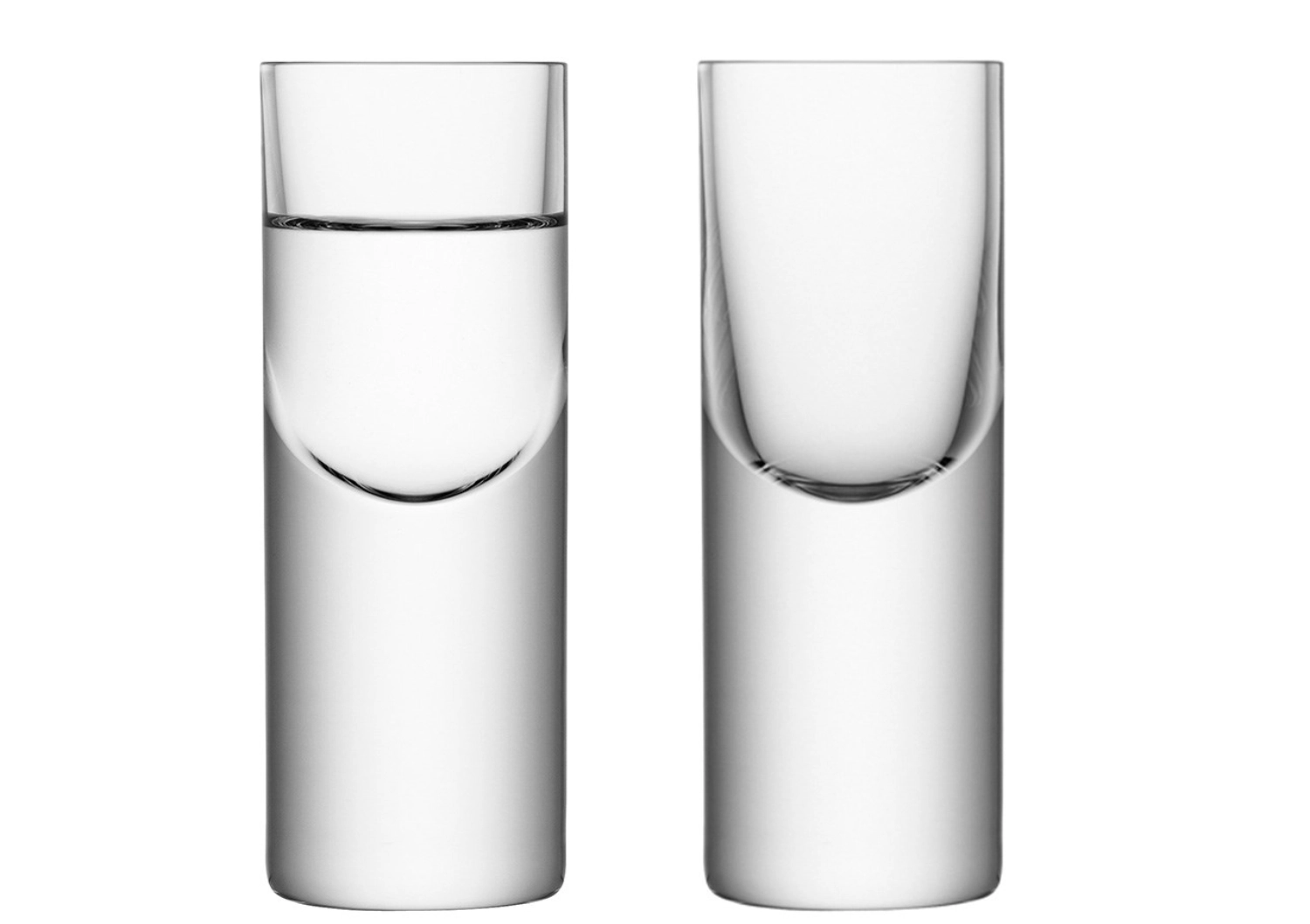 Boris verre à vodka 50ml transparent x 2