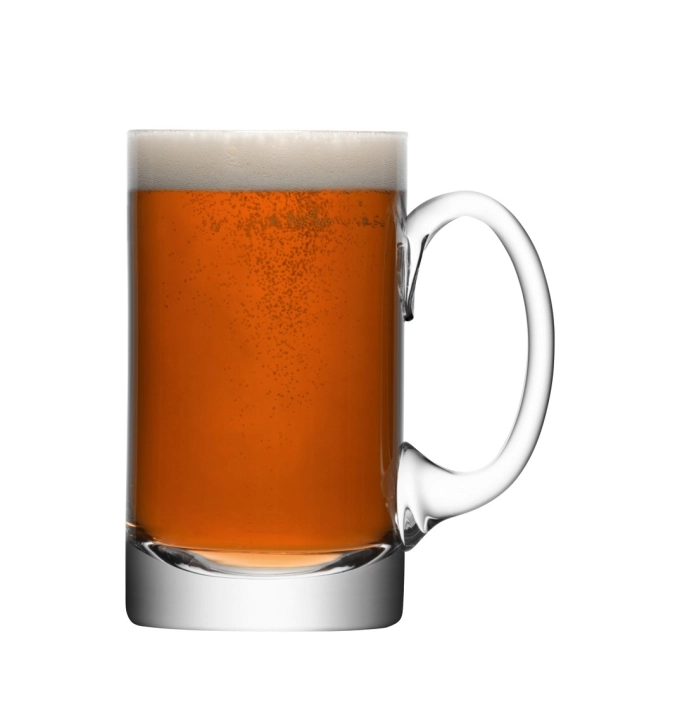 Bar chope à bière 750ml transparent