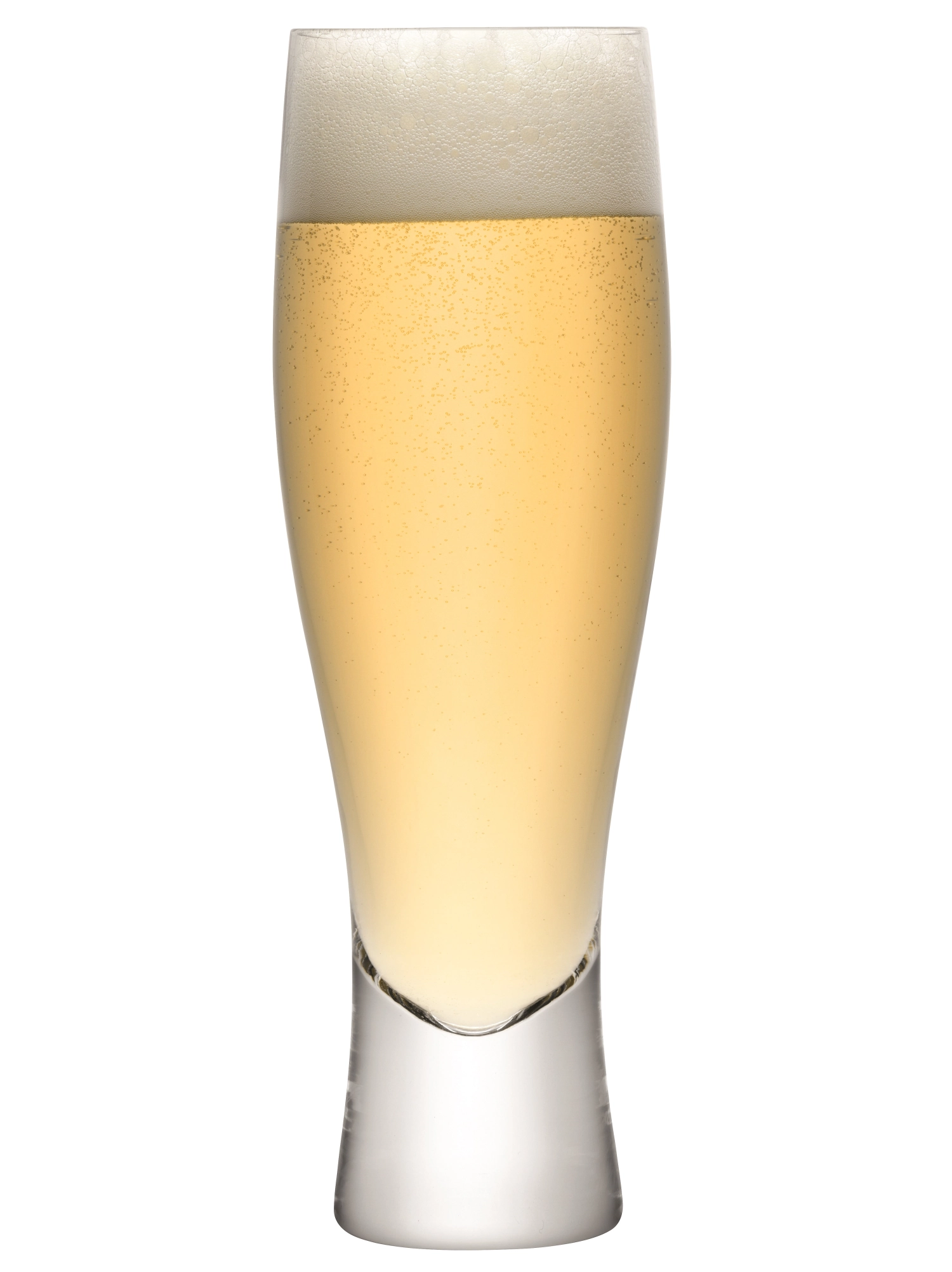 Bar verre à bière 400ml transparent x 2