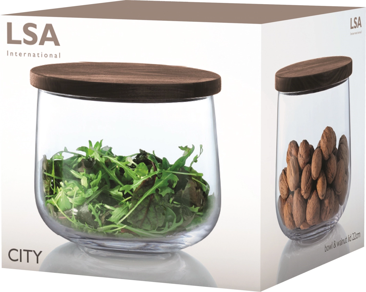 City Schale mit Deckel