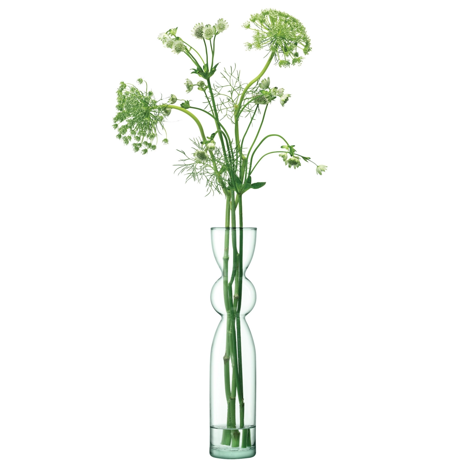 Canopy trio vase set h25cm h30cm h35cm recy. optique
