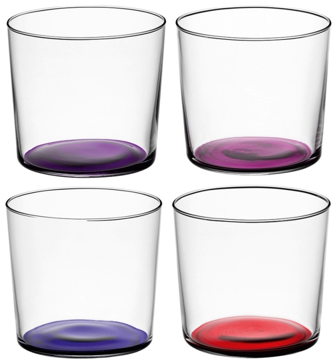 Set de 4 gobelets coro 310ml - couleurs berry