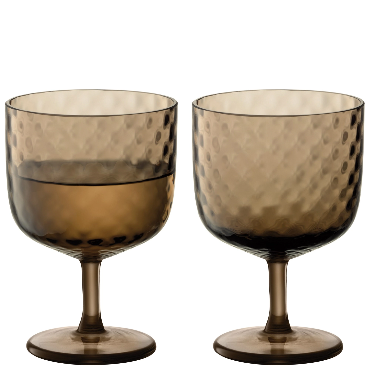 Set de 2 verres à vin dapple 325ml earth brown