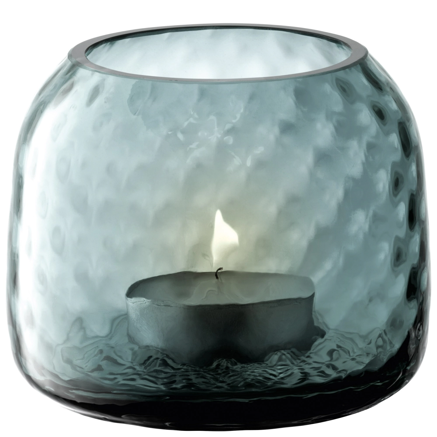 Dapple photophore/vase h7cm - bleu d´eau