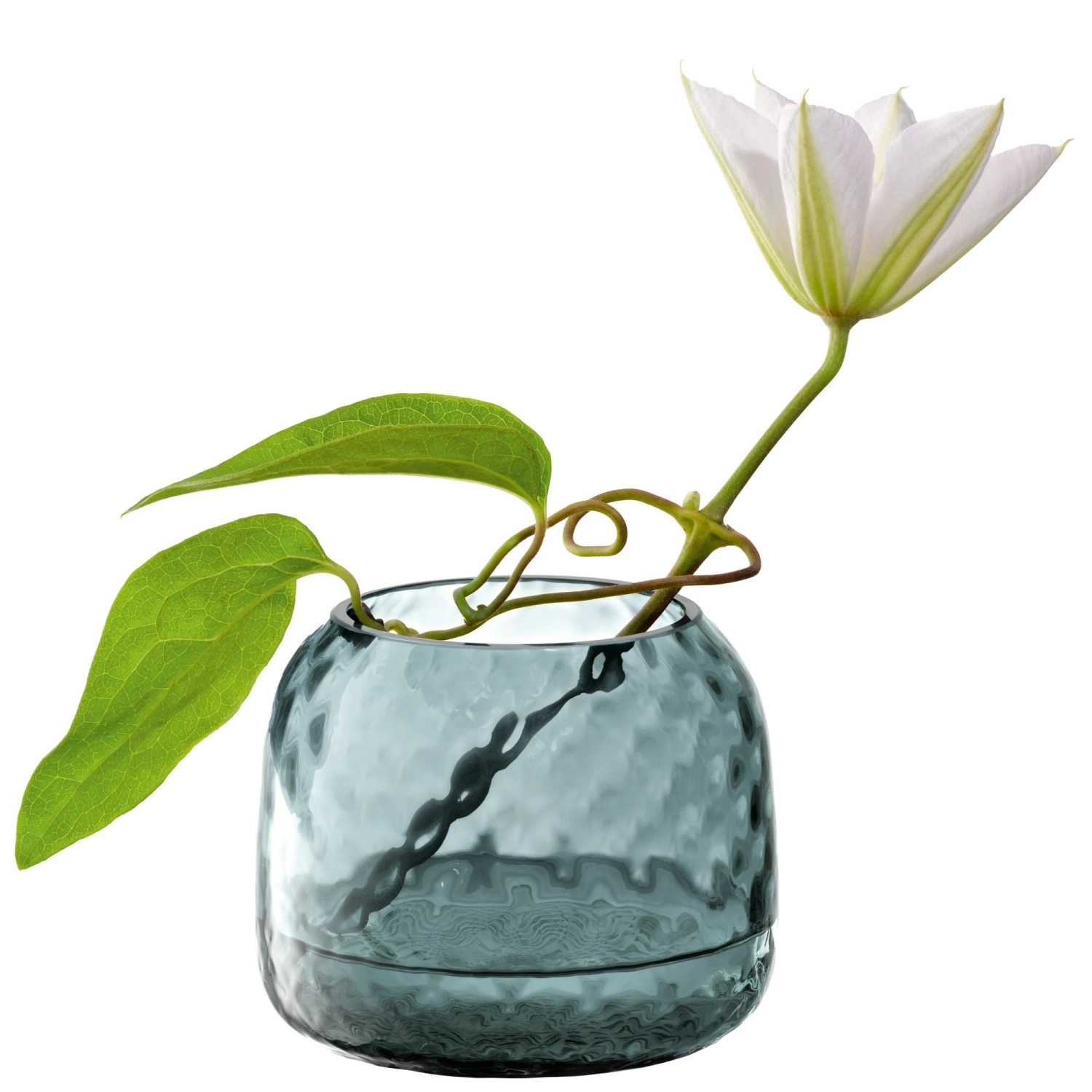 Dapple photophore/vase h7cm - bleu d´eau