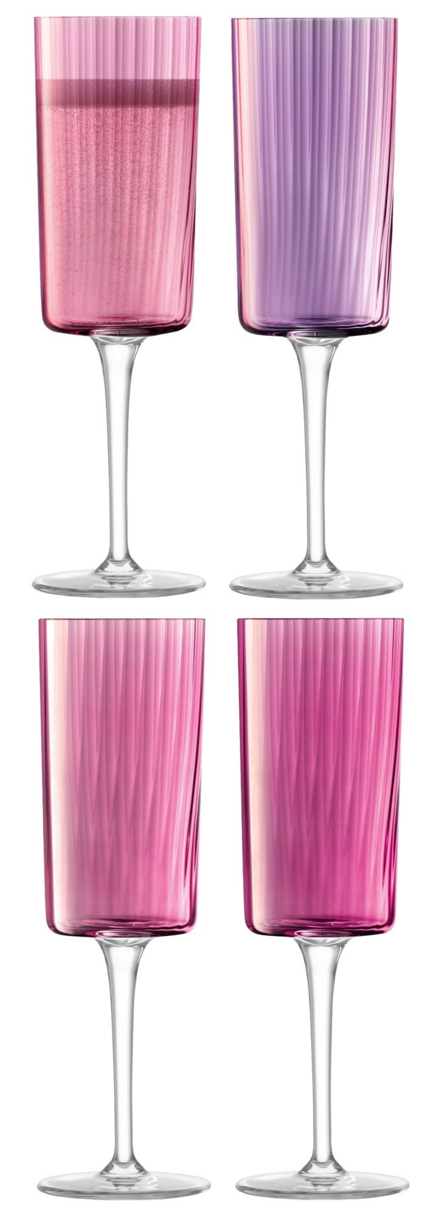 4er Set Gems Champagnerglas