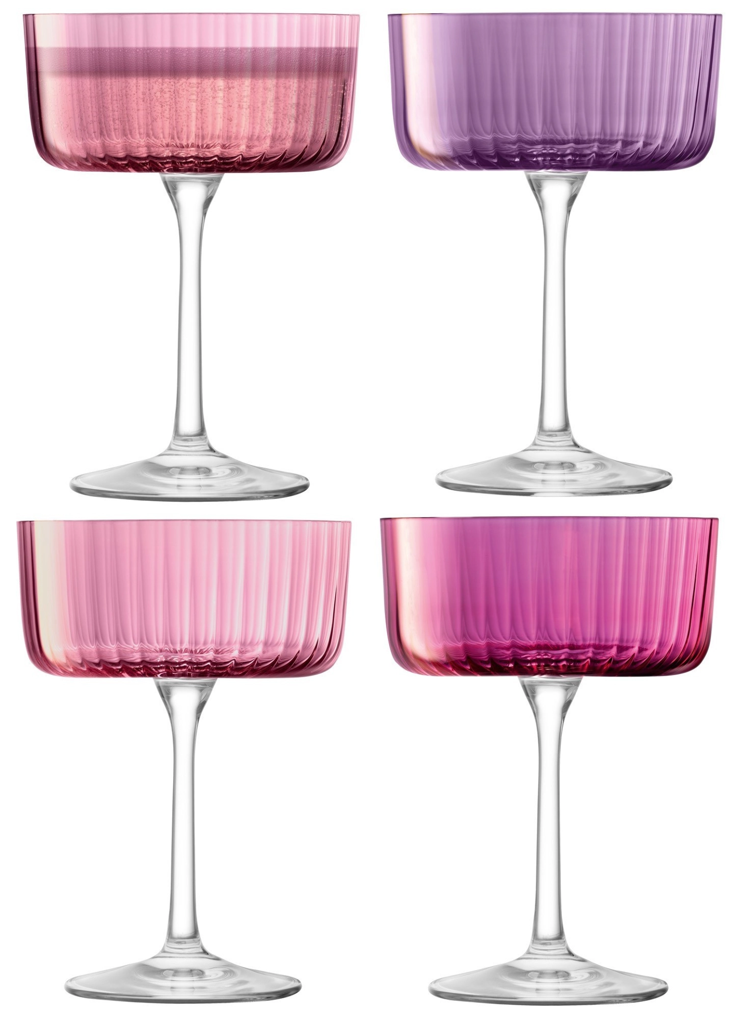 4er Set Gems Champagner-/Cocktailglas