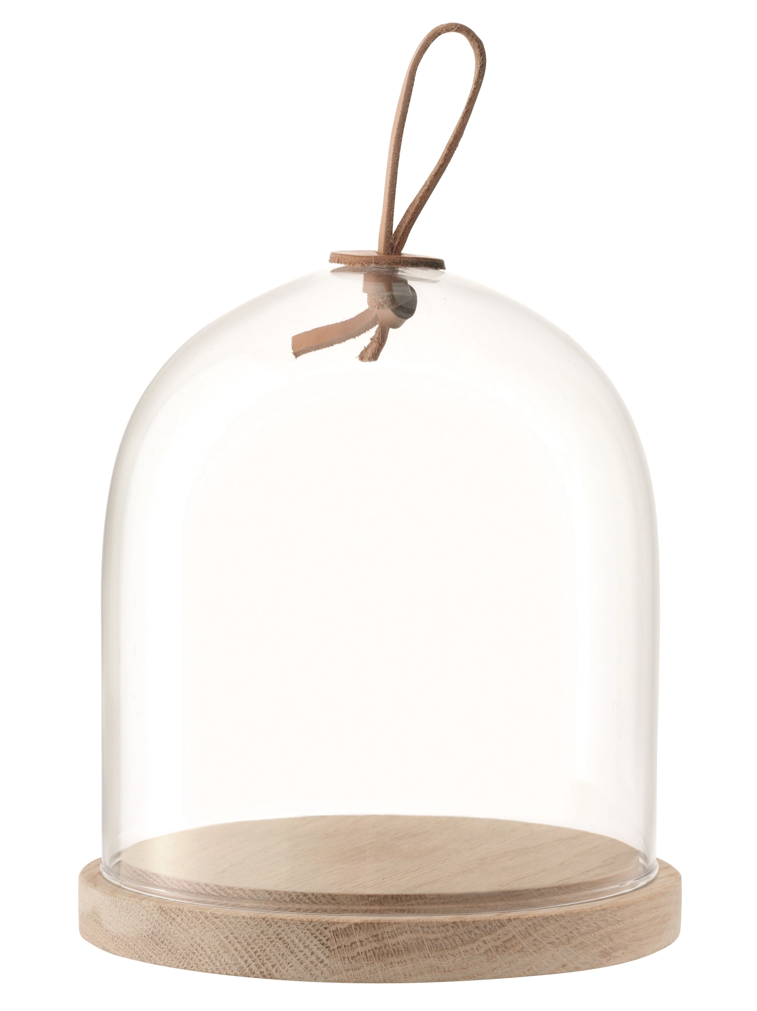 Ivalo couvercle plaque en frêne ø15cm - transparent