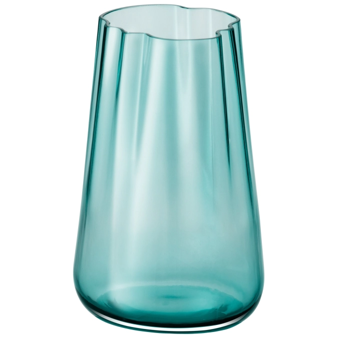 Lagoon vase/lanterne h35cm - vert mer