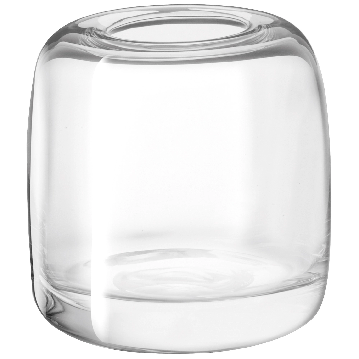 Melt vase h15cm transparent