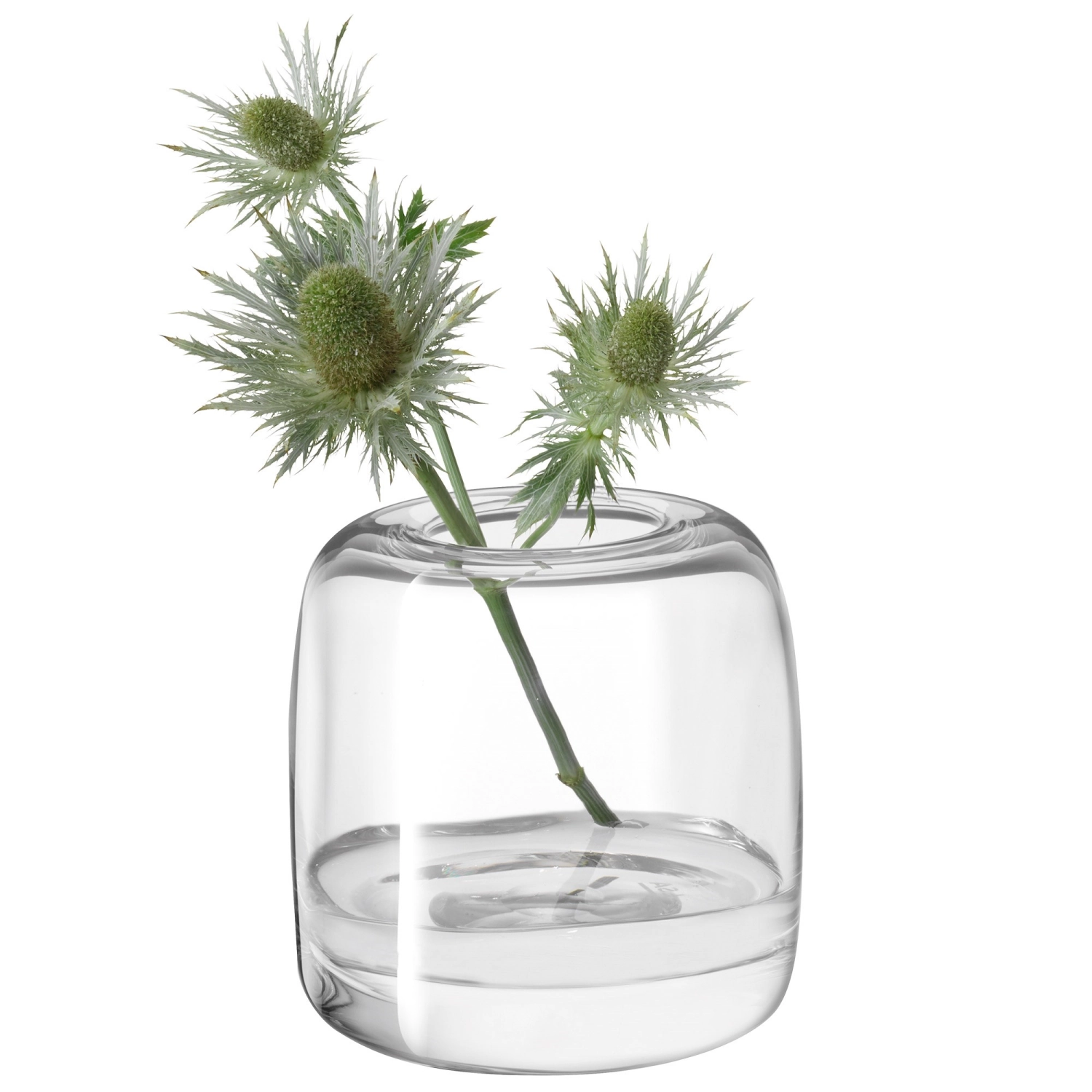 Melt vase h15cm transparent