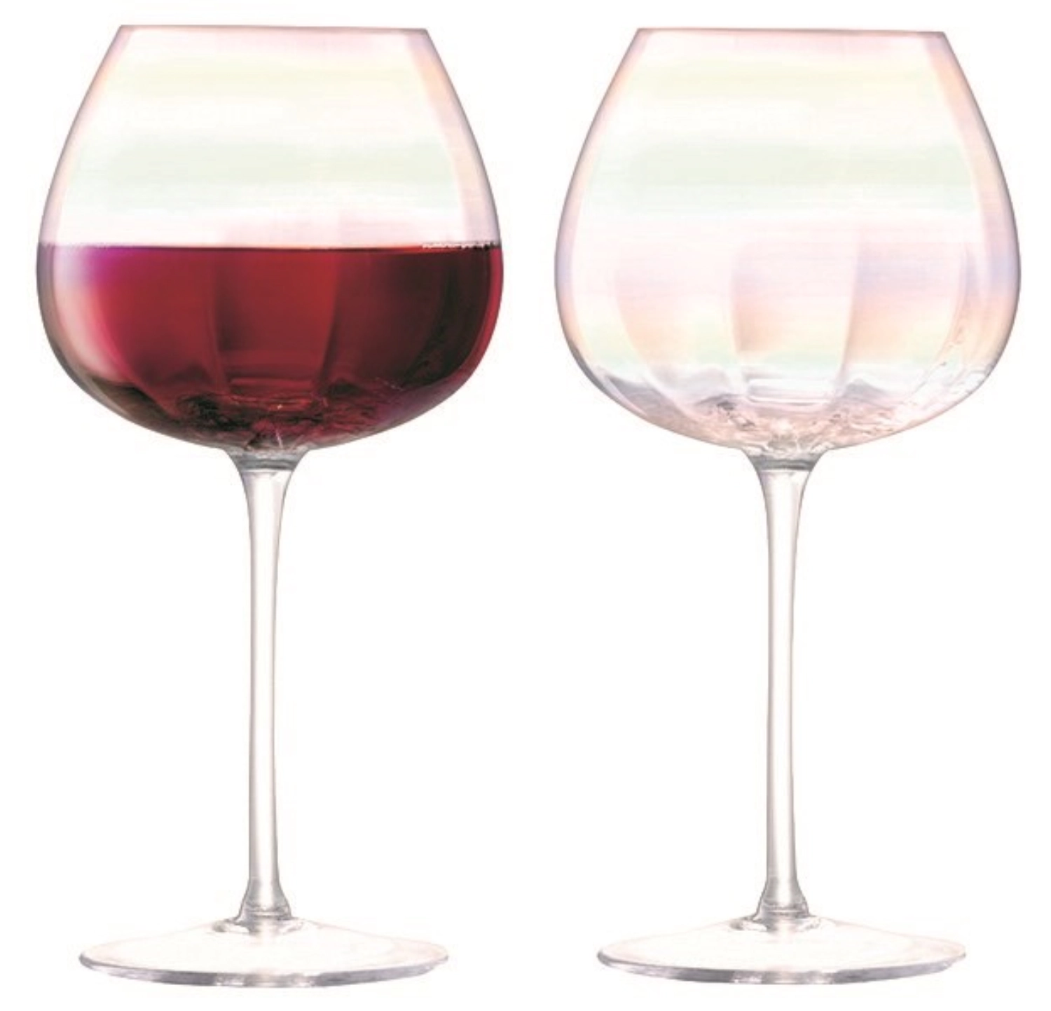 Set de 2 verres à vin rouge pearl 460ml - nacre