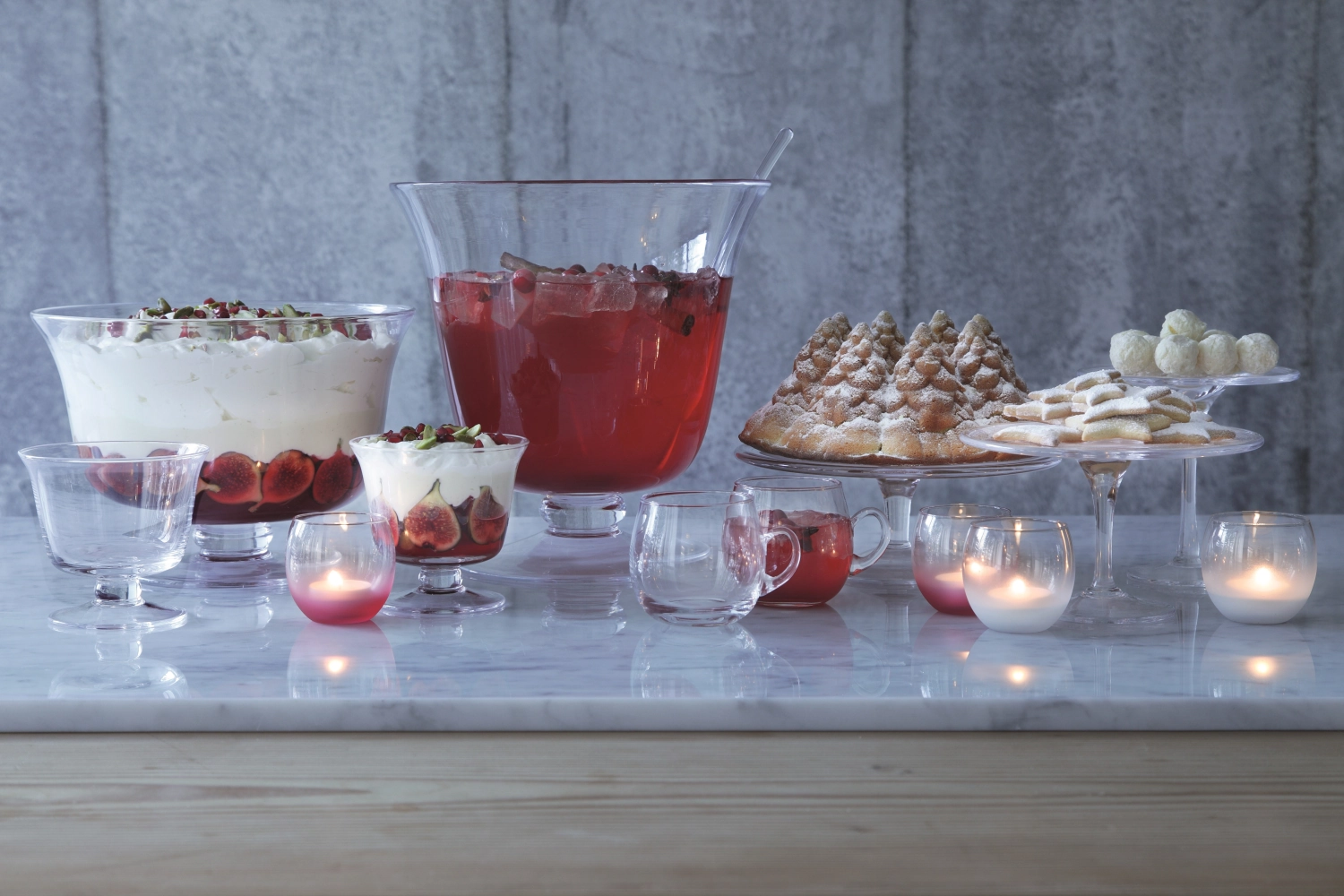 Serve plateau à gâteau & cloche ø26.5cm/ø25cm transparent