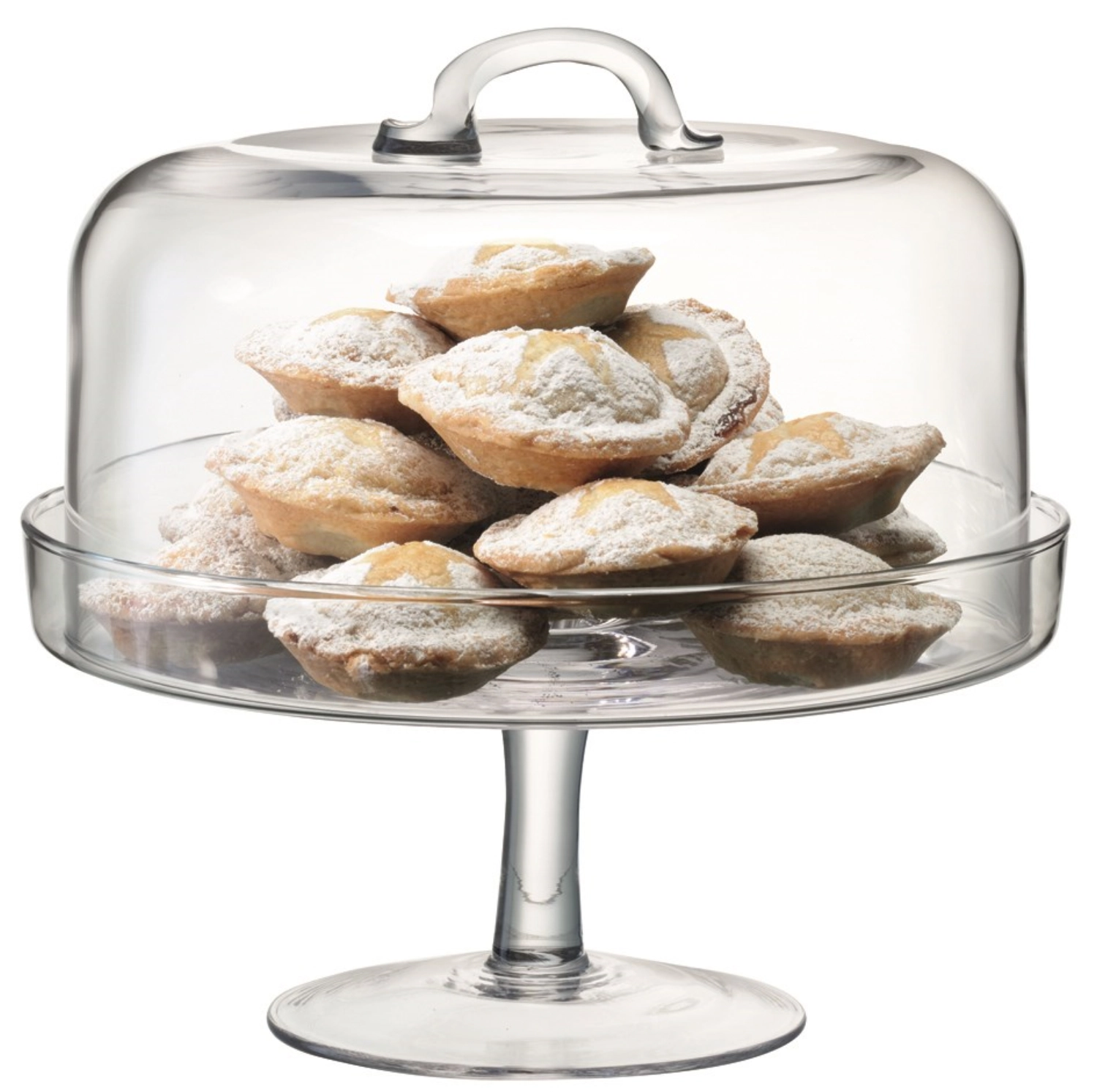 Serve plateau à gâteau & cloche ø26.5cm/ø25cm transparent