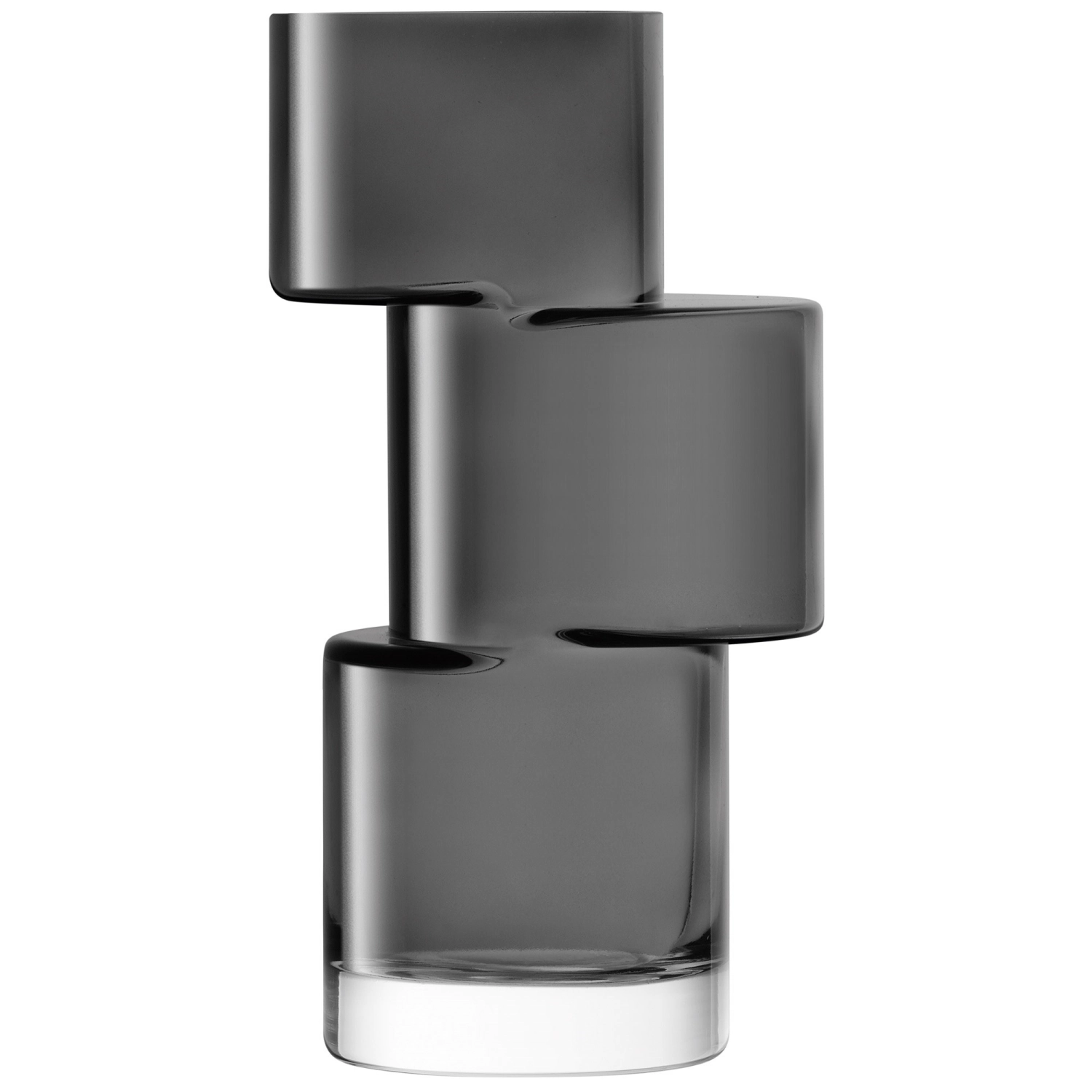 Tier vase h26cm gris ardoise