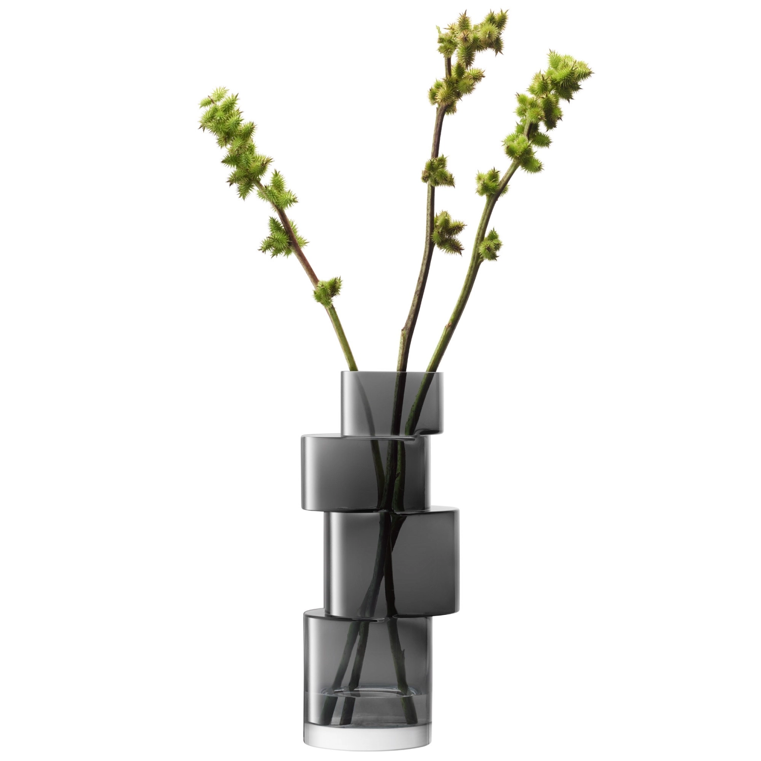 Tier vase h35cm gris ardoise