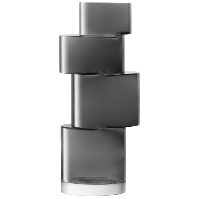 Tier vase h35cm gris ardoise