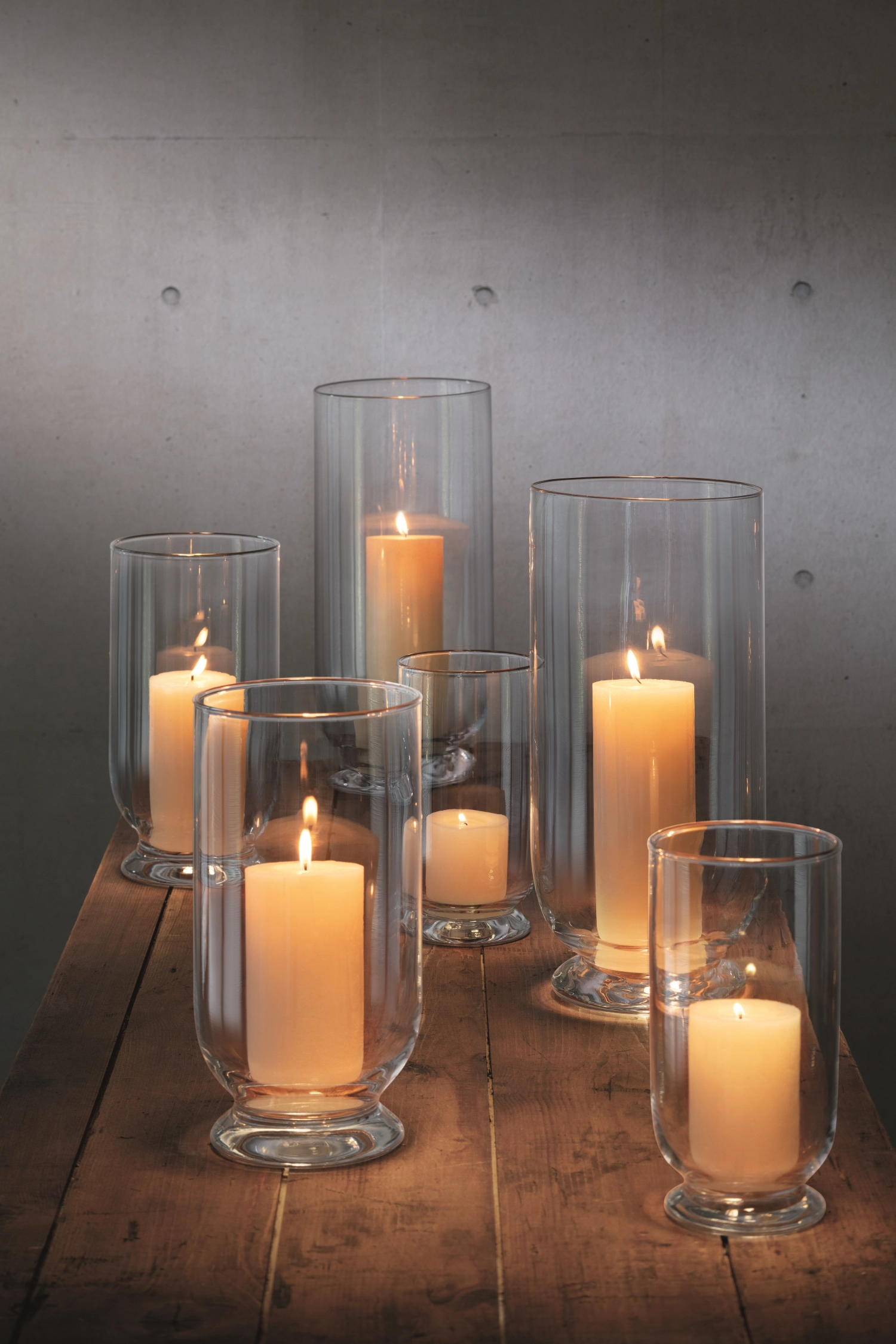 Terrace Sturmlaterne H40cm transparent