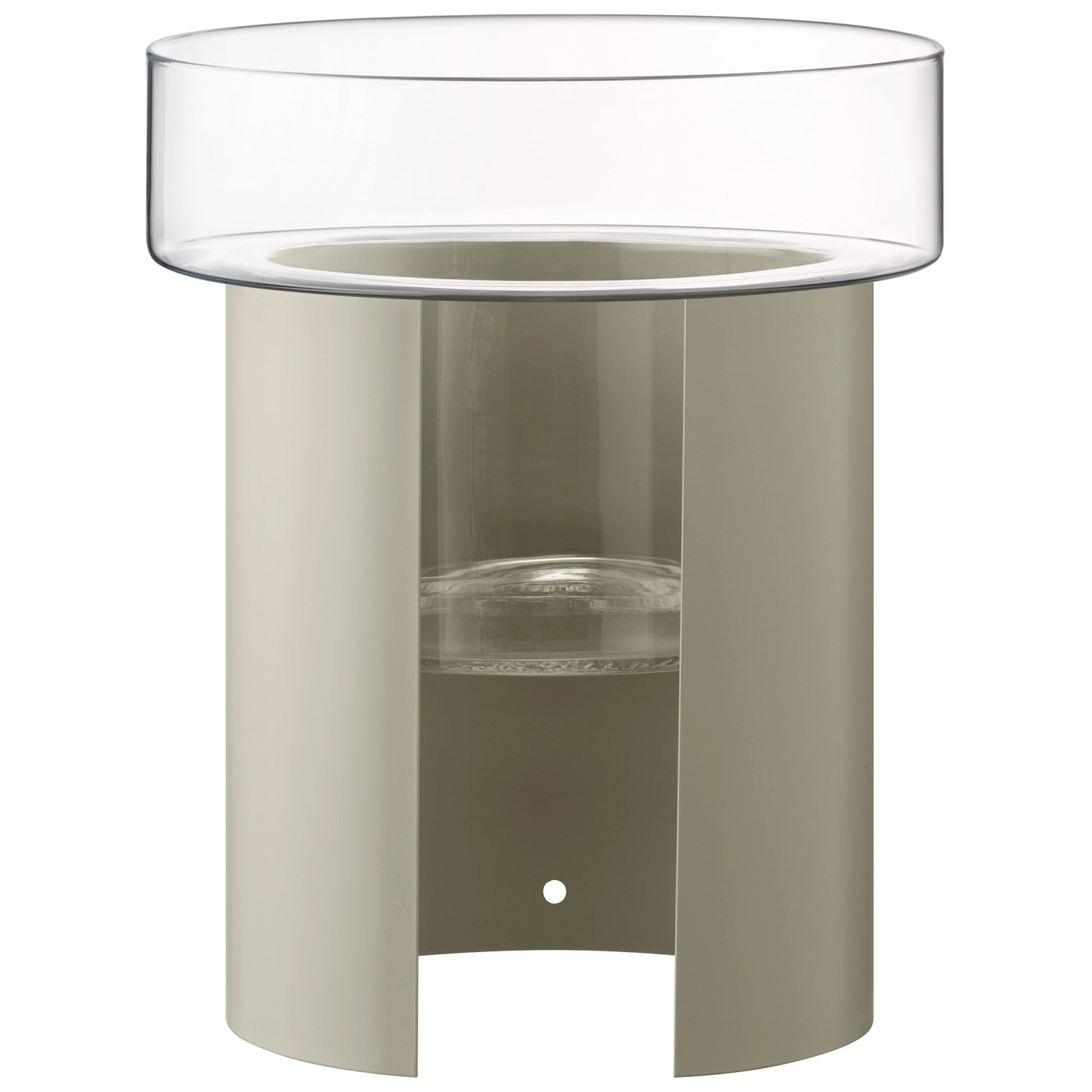 Pot à plantes Terrazza H45 D37 cm clair/béton