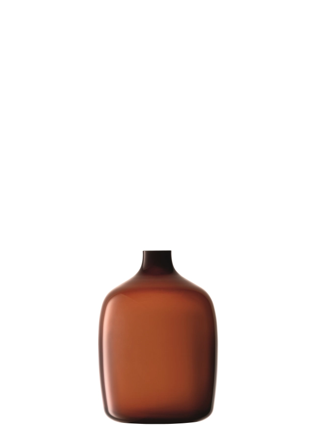 Vase h27cm brun foncé