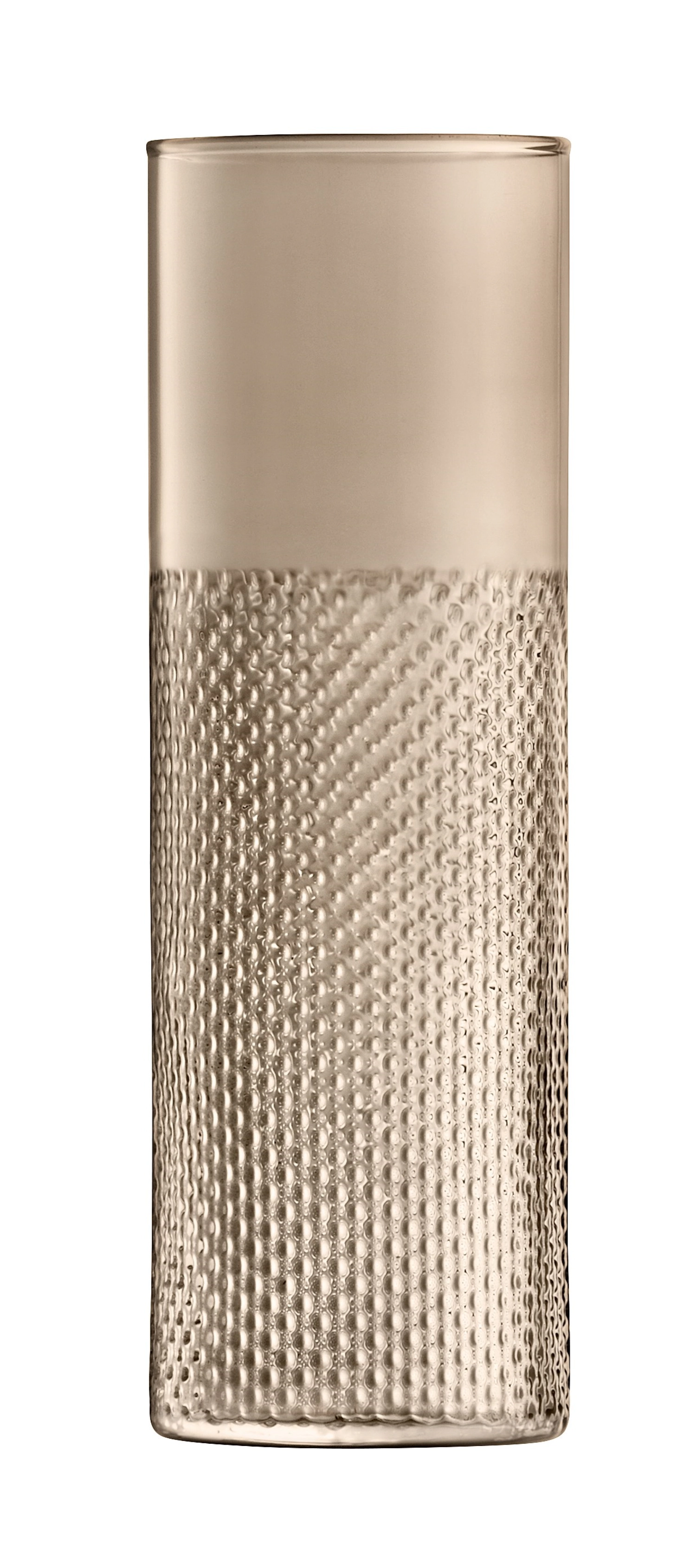 Vase wicker h40cm taupe
