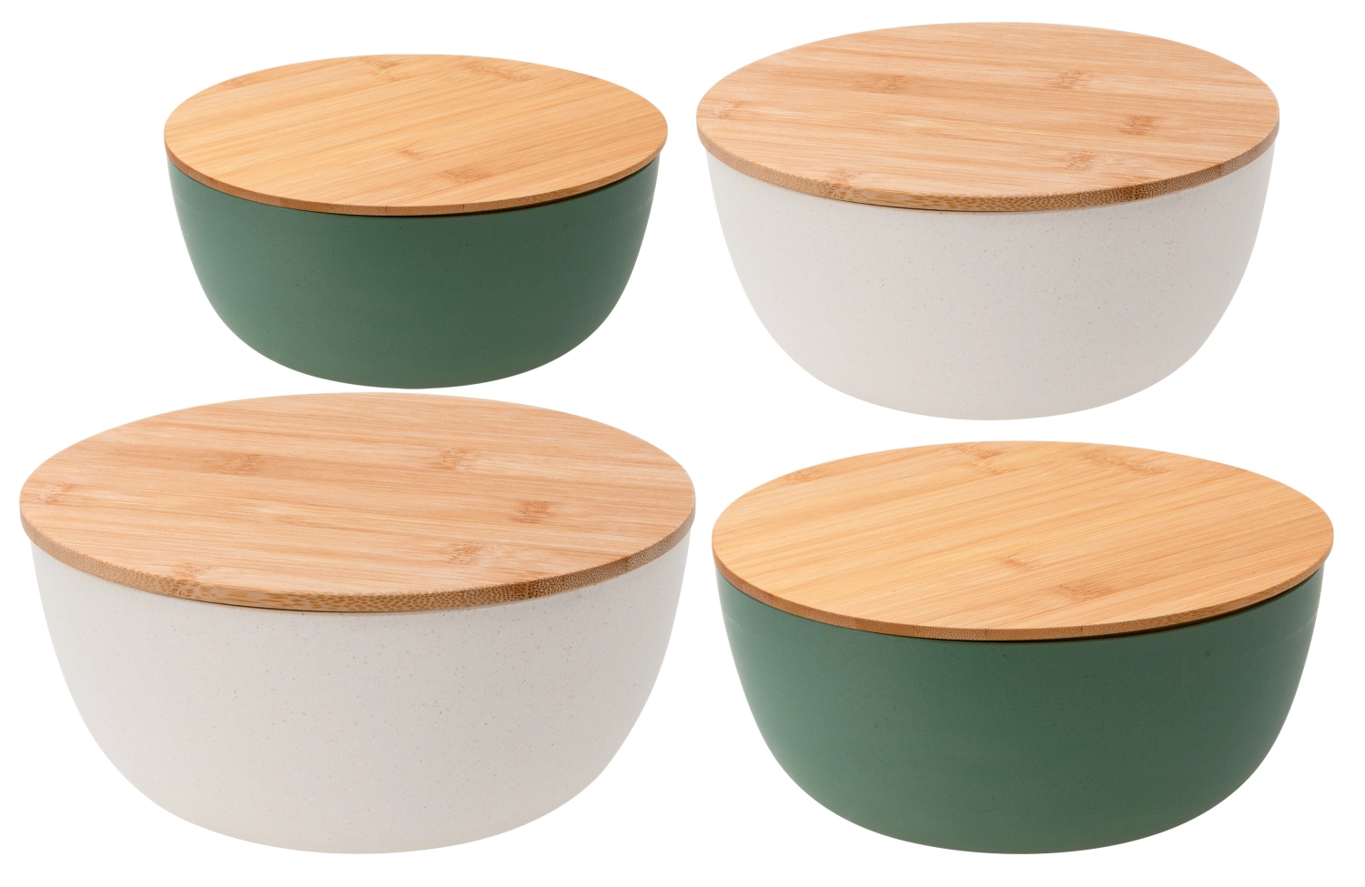 4er Set Salatschüsseln