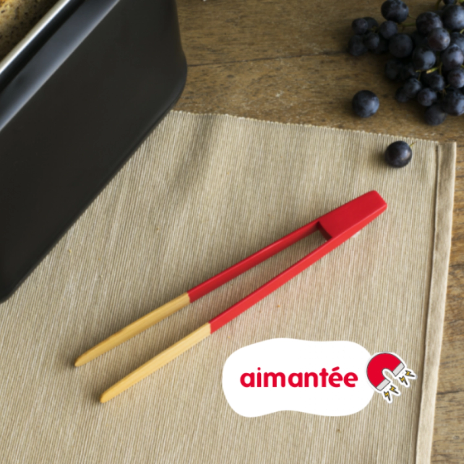 Pince à pain magnétique