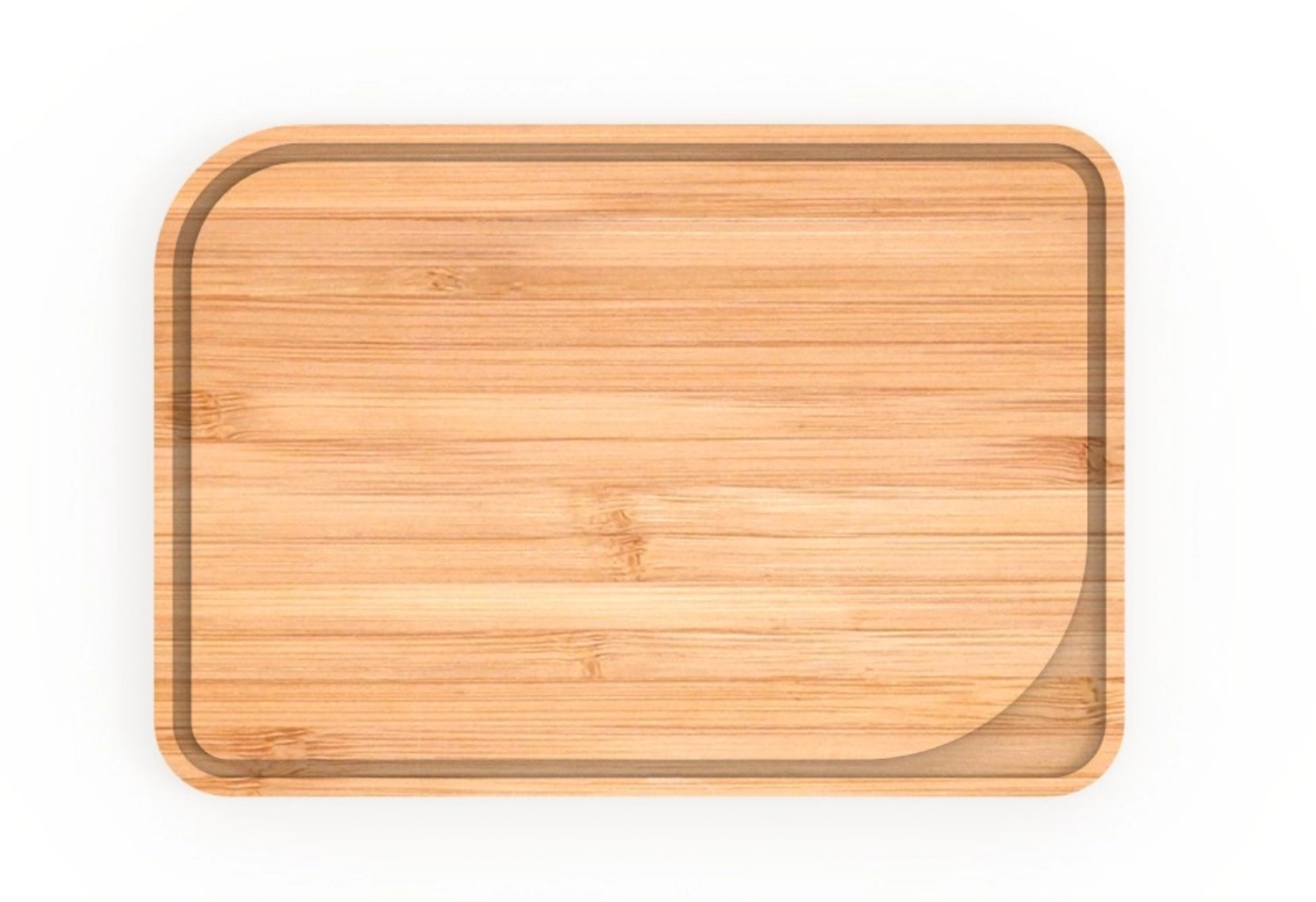 Schneidebrett mit Saftrille