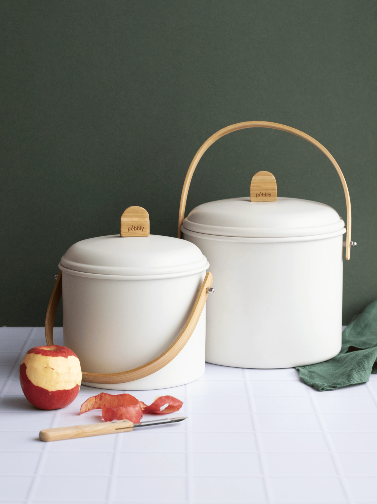 Bac à compost avec filtre à charbon