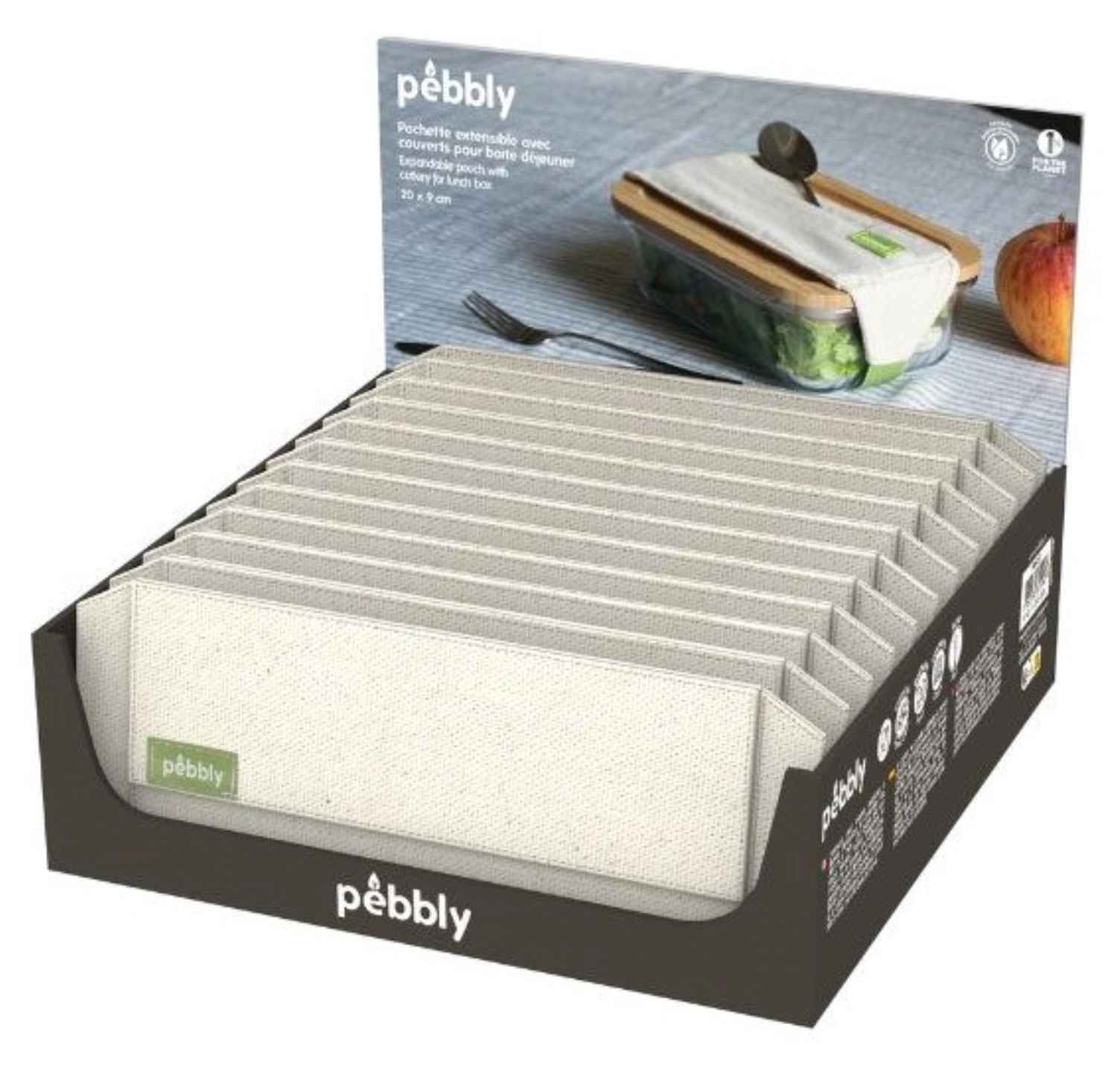 12tlg. Display Besteckset in Beutel