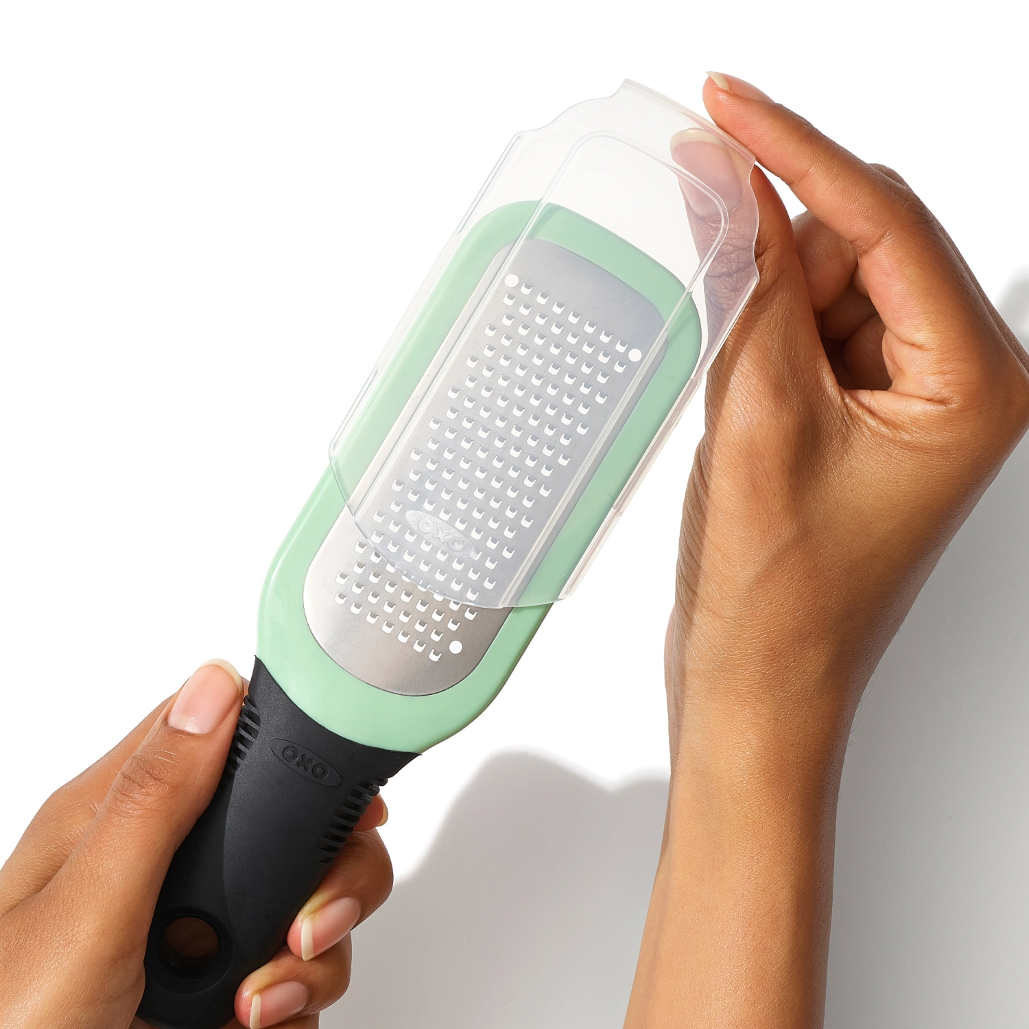 Good Grips Ingwer- und Knoblauchreibe geätzt