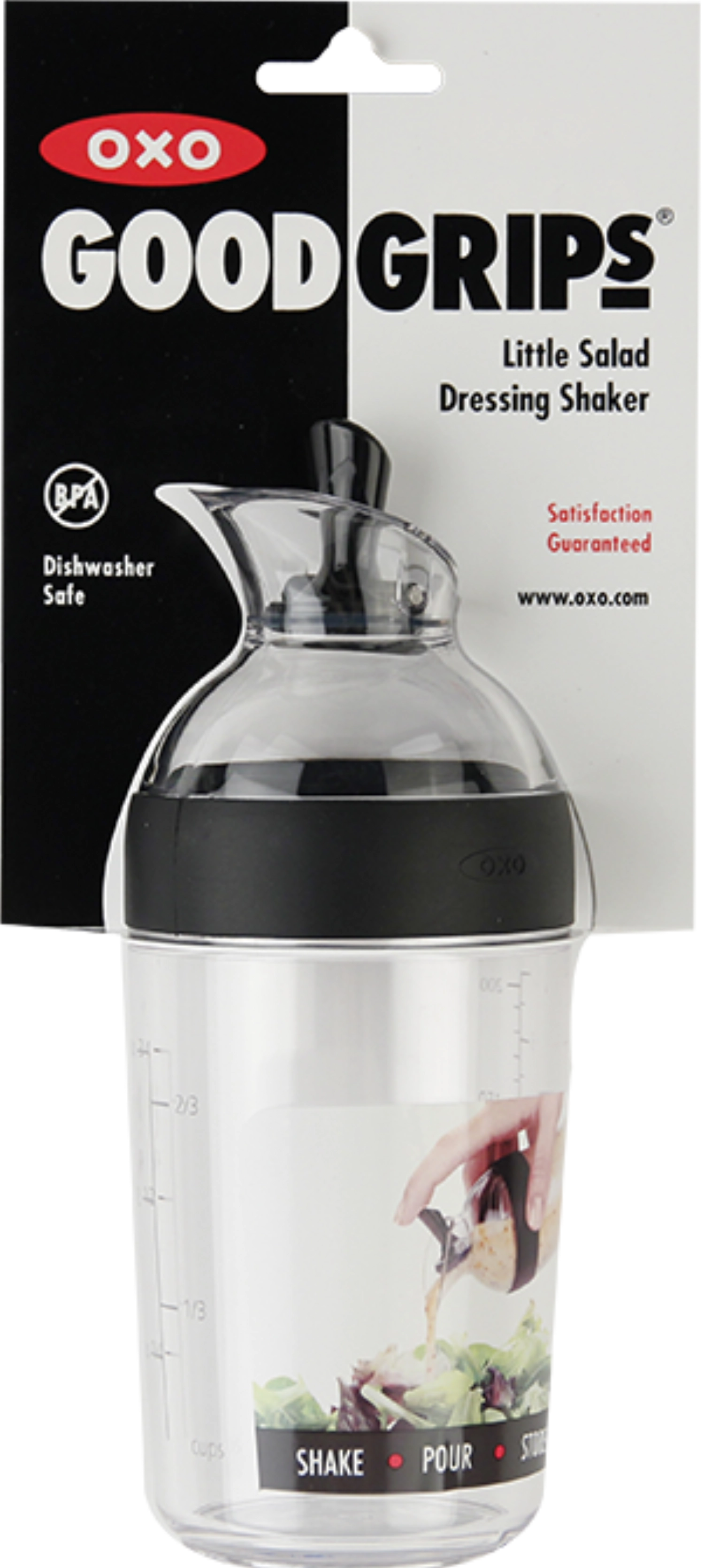 GG shaker à vinaigrette petit 240ml, noir