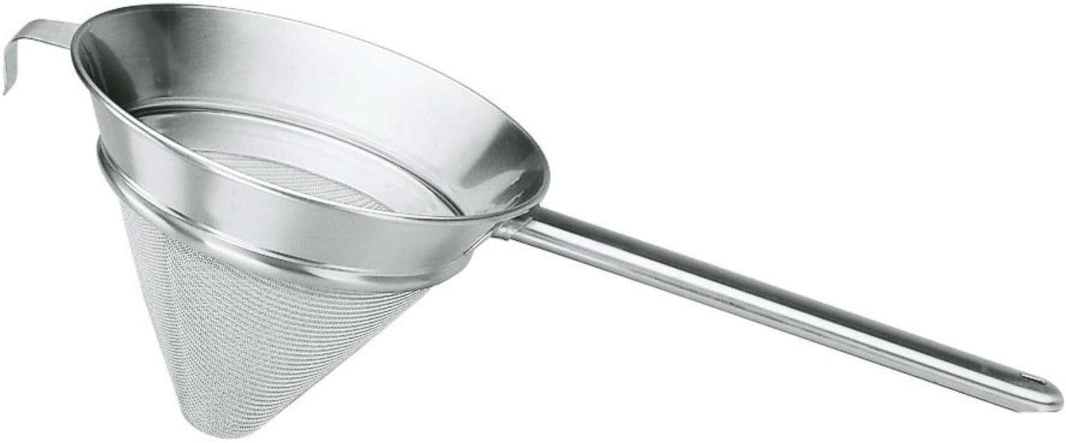 Spitzsieb mit Gewebe