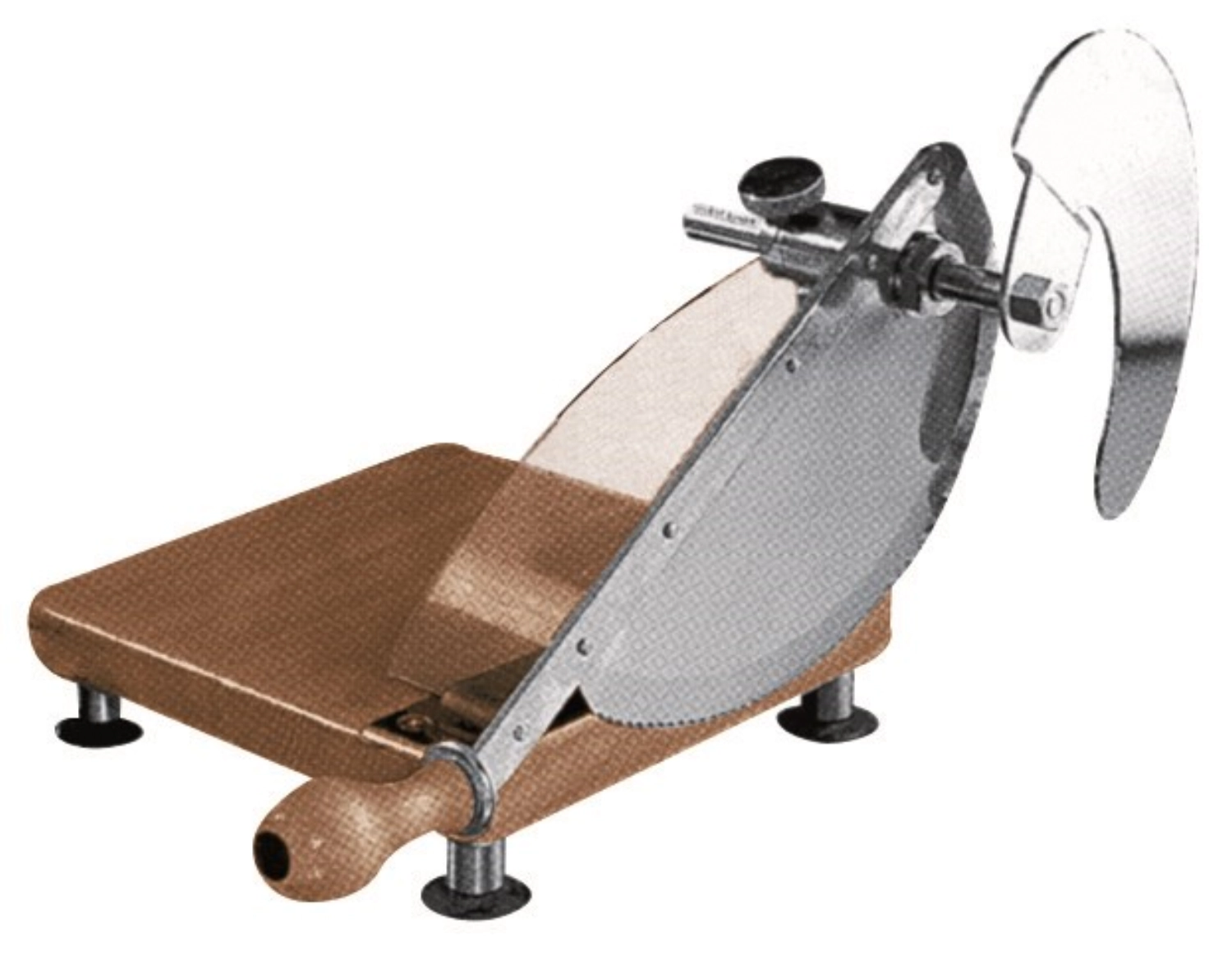 Machine à couper le pain en bois
