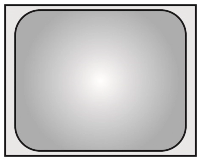 Bac GN 2/1 2cm