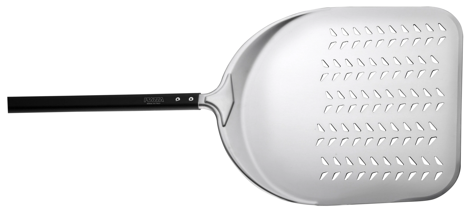 Pelle à pizza alu rectangulaire perforée