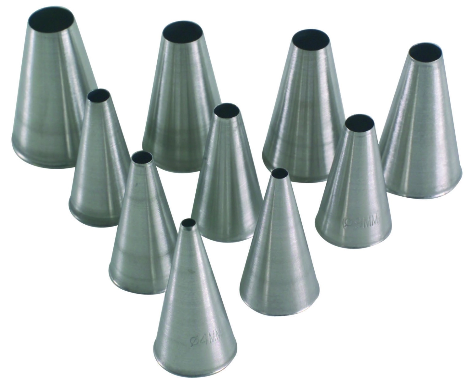 Lot de 2 douilles à douille rondes