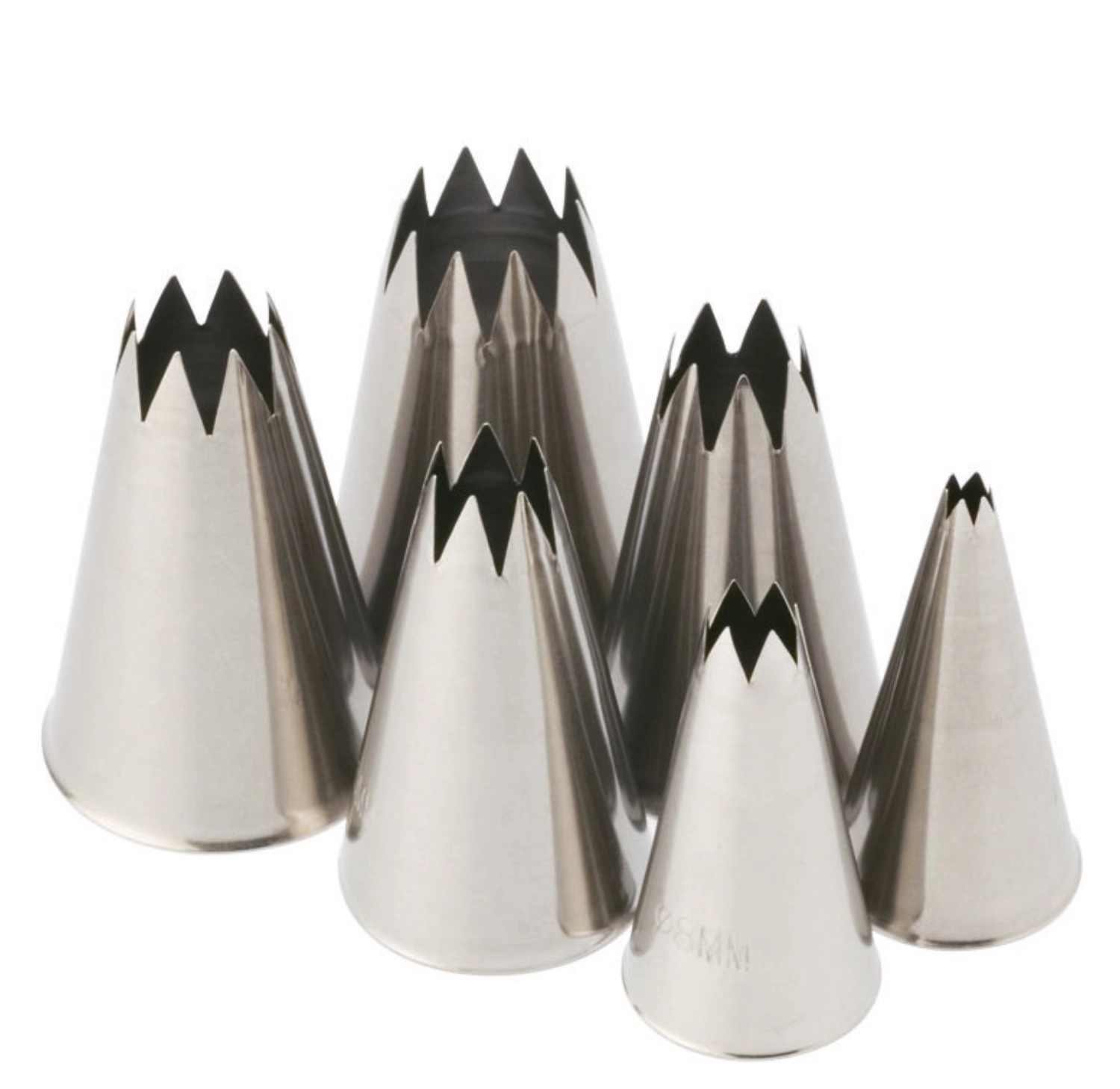 6tlg. Tüllen Set stern