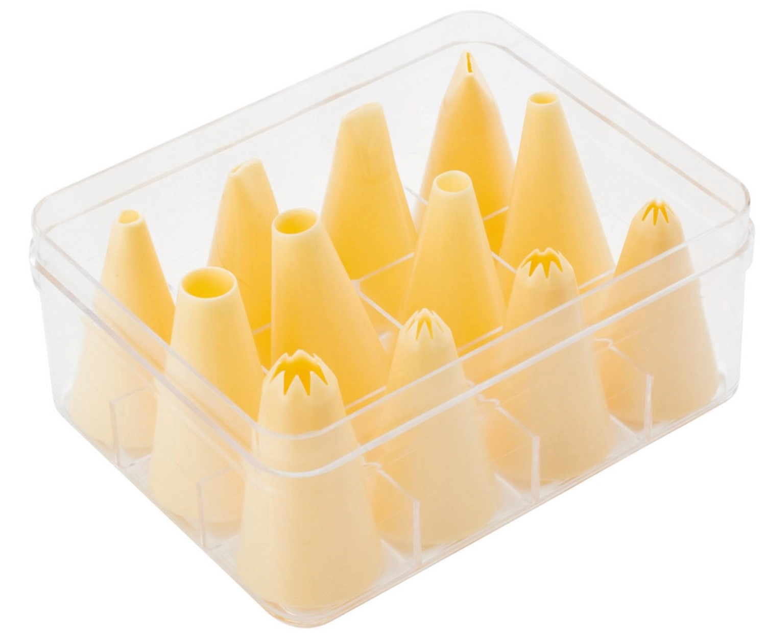 Set de 12 douilles en plastique en boîte