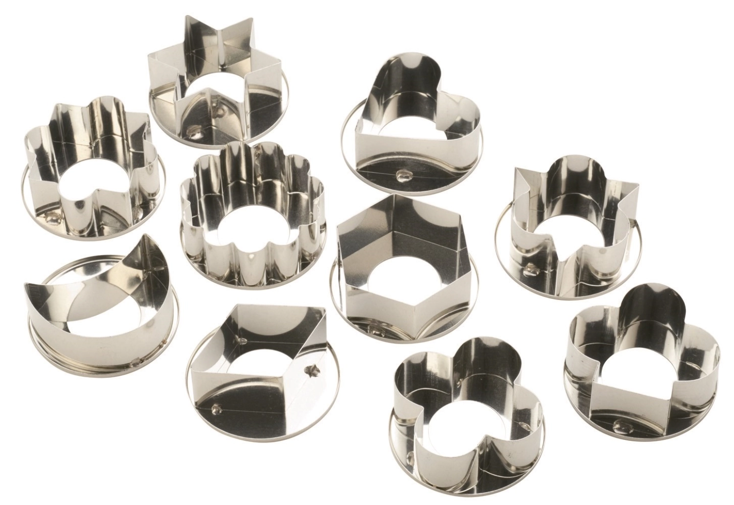 Set de 10 emporte-pièces de pâte