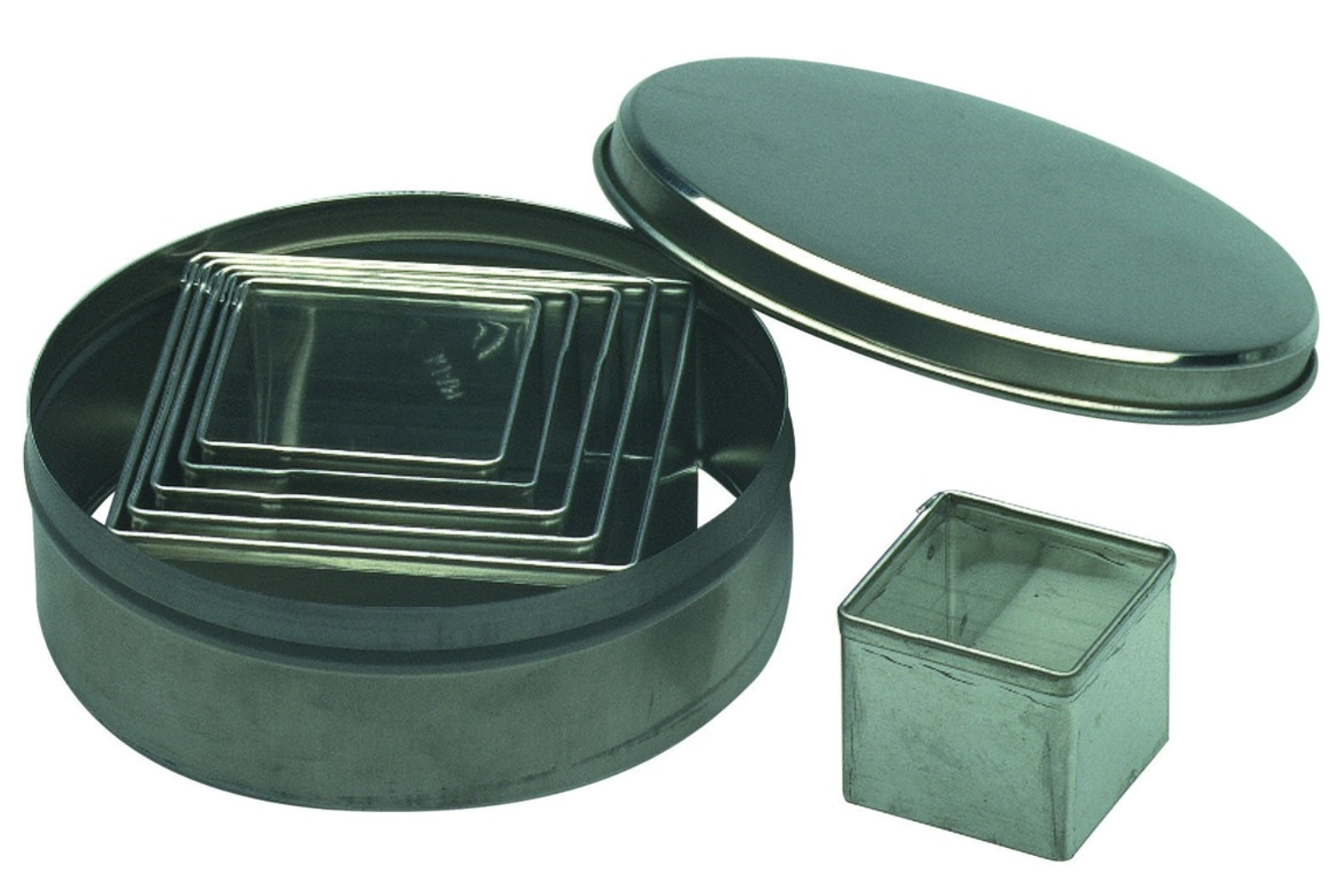 6tlg. Teigausstecher Set quadratisch