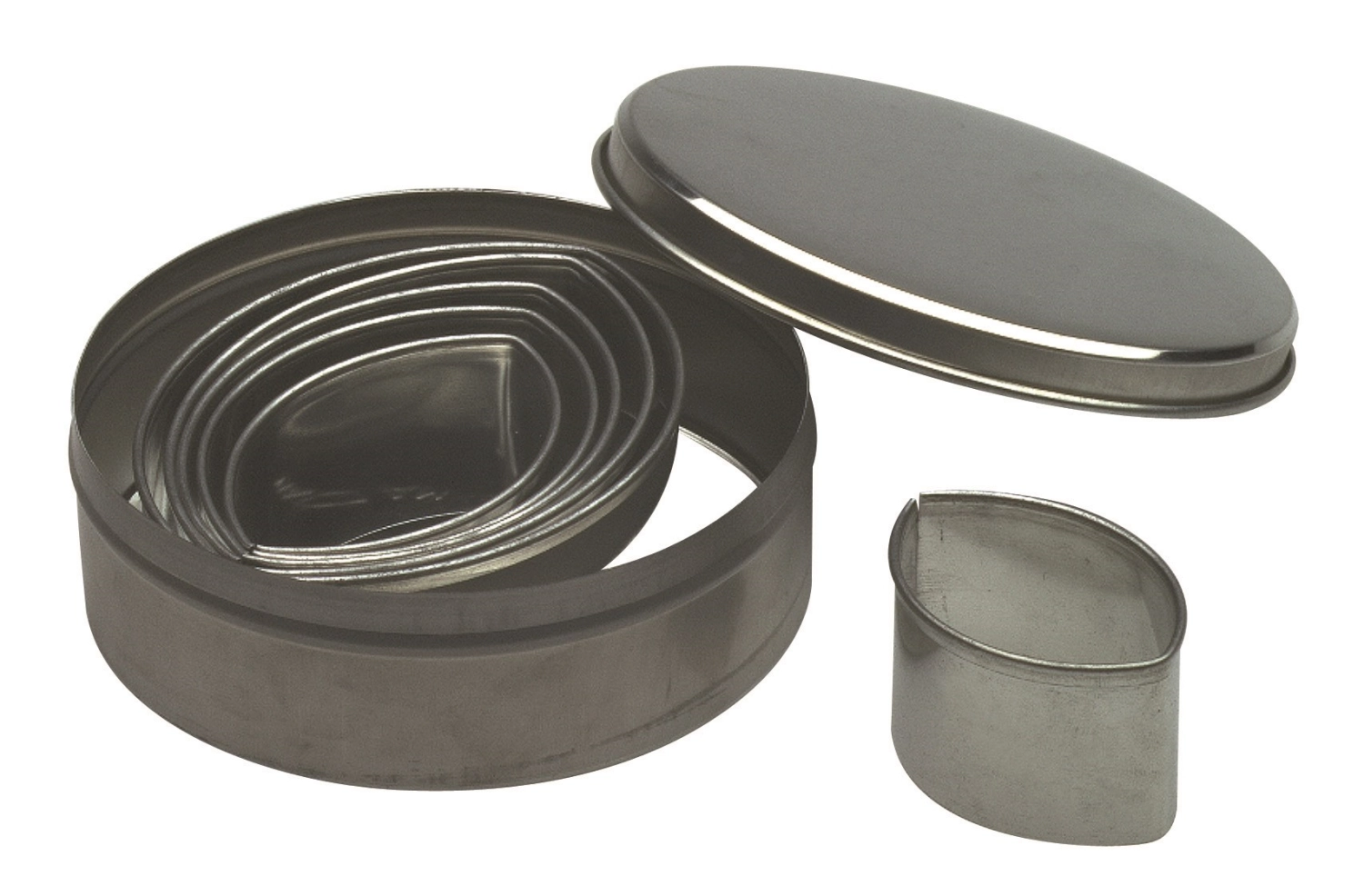Set de 6 emporte-pièces ovale